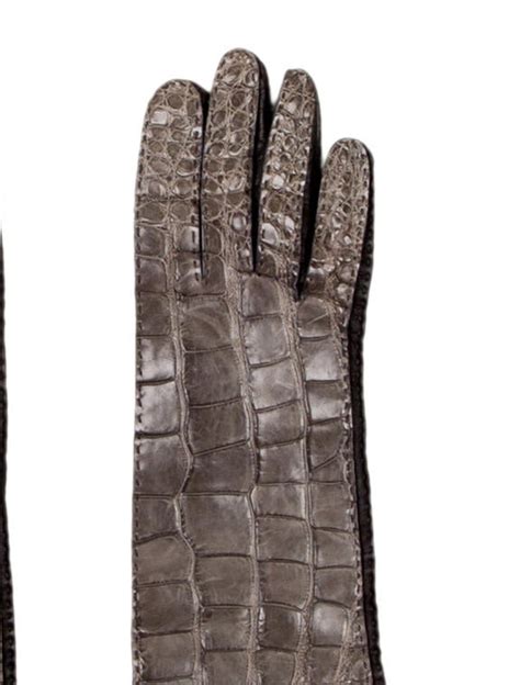 prada crocodile gloves|Men's Accessories .